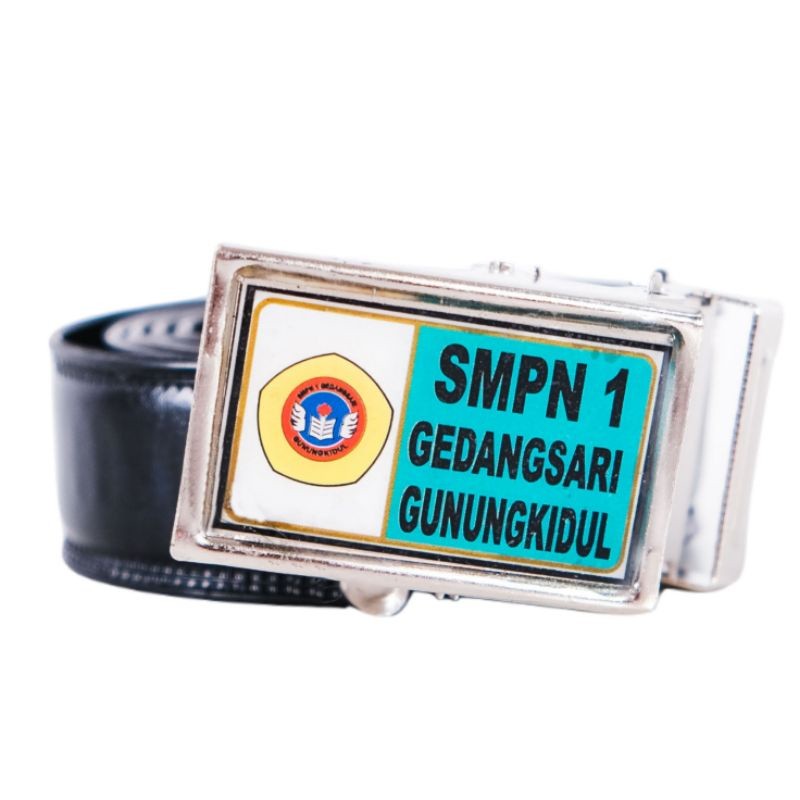 Custom Logo Gasper - Sabuk - Ikat Pinggang Sekolah Logo SD - SMP - SMA - SMK - POLOS Model REL