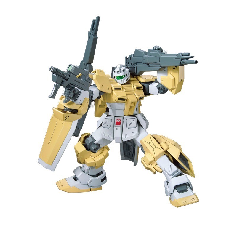 In stock Bandai Genuine HG powered gm cardigan Gundam Anime Action Figure Assembly Model Toys Gifts