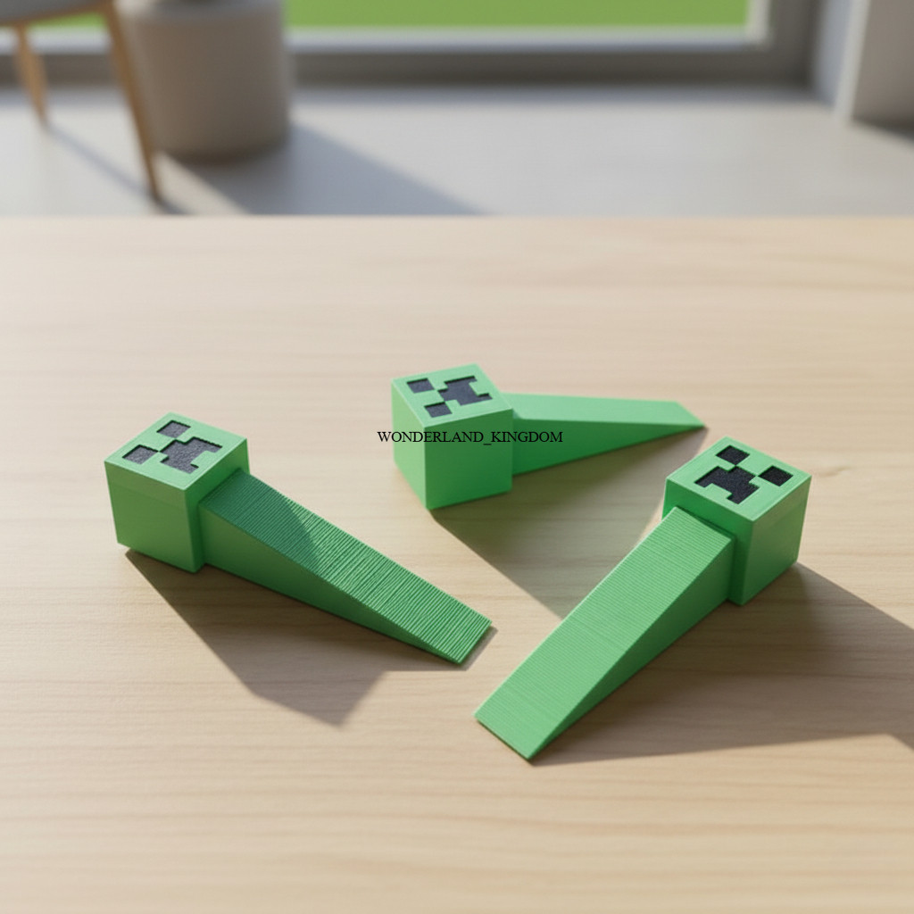 DOOR STOPPER KARAKTER CREEPER MINECRAFT PEMBATAS PINTU LUCU