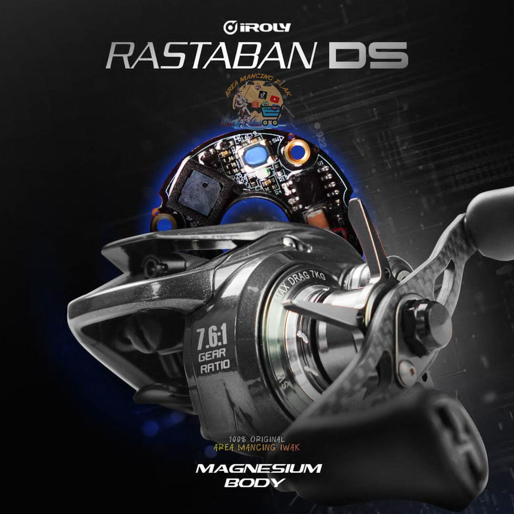 REEL IROLY RASTABAN DS 200L (Digital System) - Magnesium Body Sound Clicker