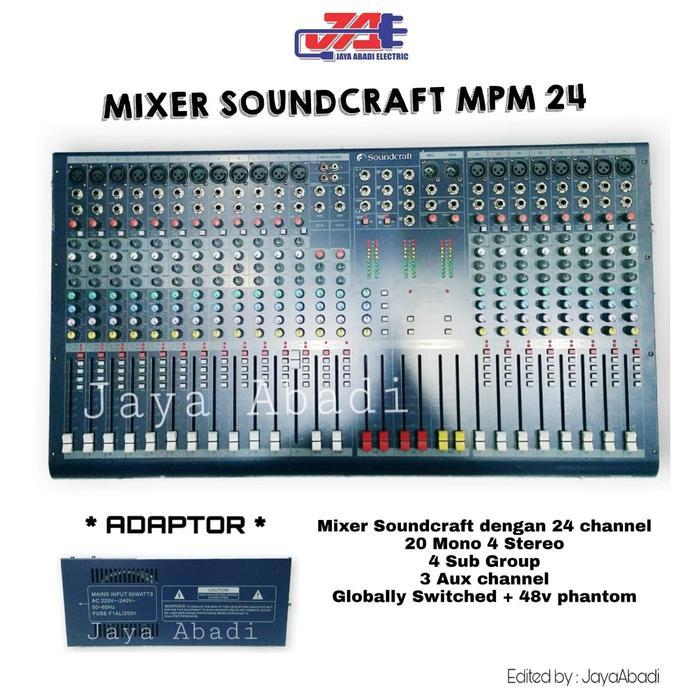 Mixer Soundcraft MPM 24 (24 Channel)