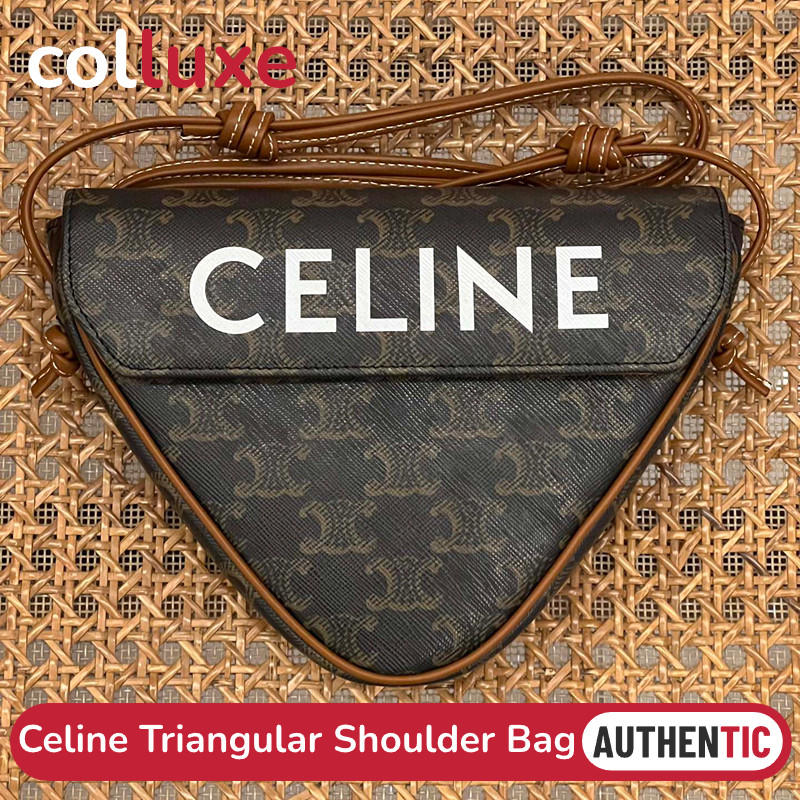 Tas Segitiga CELINE Tas Bahu Wanita/Tas Messenger Tas Segitiga