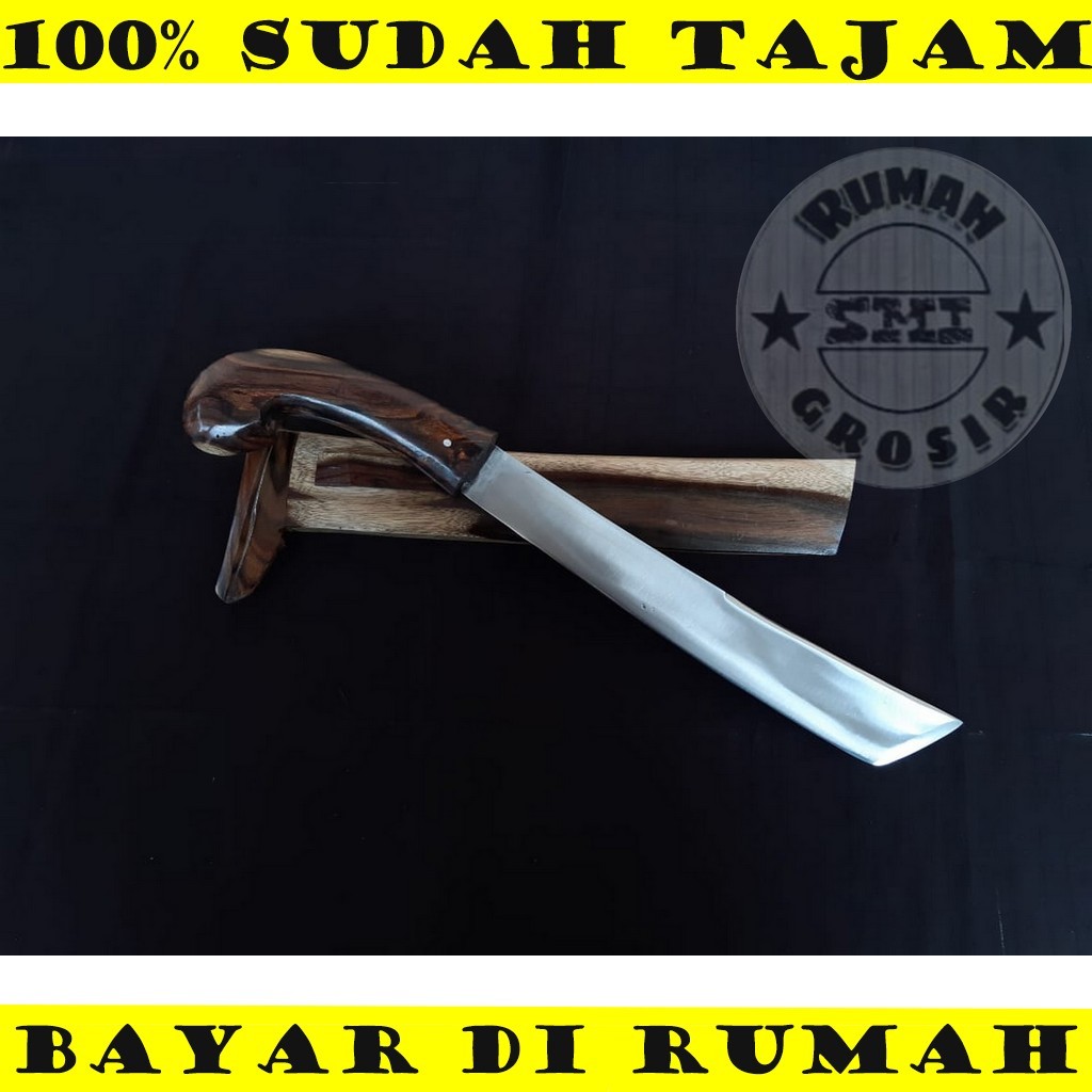 COD GOLOK ASLI CIBATU Kopak Rawing Kayu Sonokeling kerja kebun untuk memotong kayu  bahan Baja Per