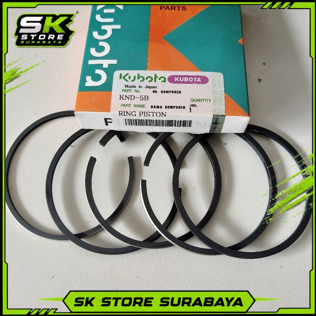 Ring Seker KND5B Piston Ring KND5B (80mm) Mesin Kubota Kualitas Terbaik