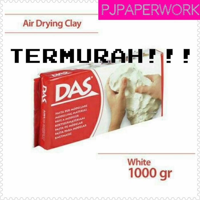 clay / tanah liat DAS putih 1 kg bagus