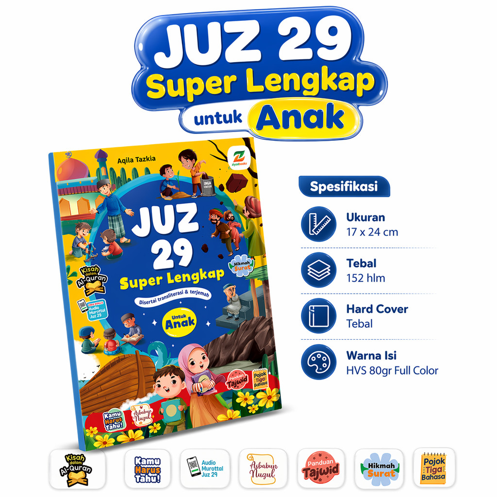 Paket Juz 29 Super Lengkap - Buku Tulis Alquran Juz 29