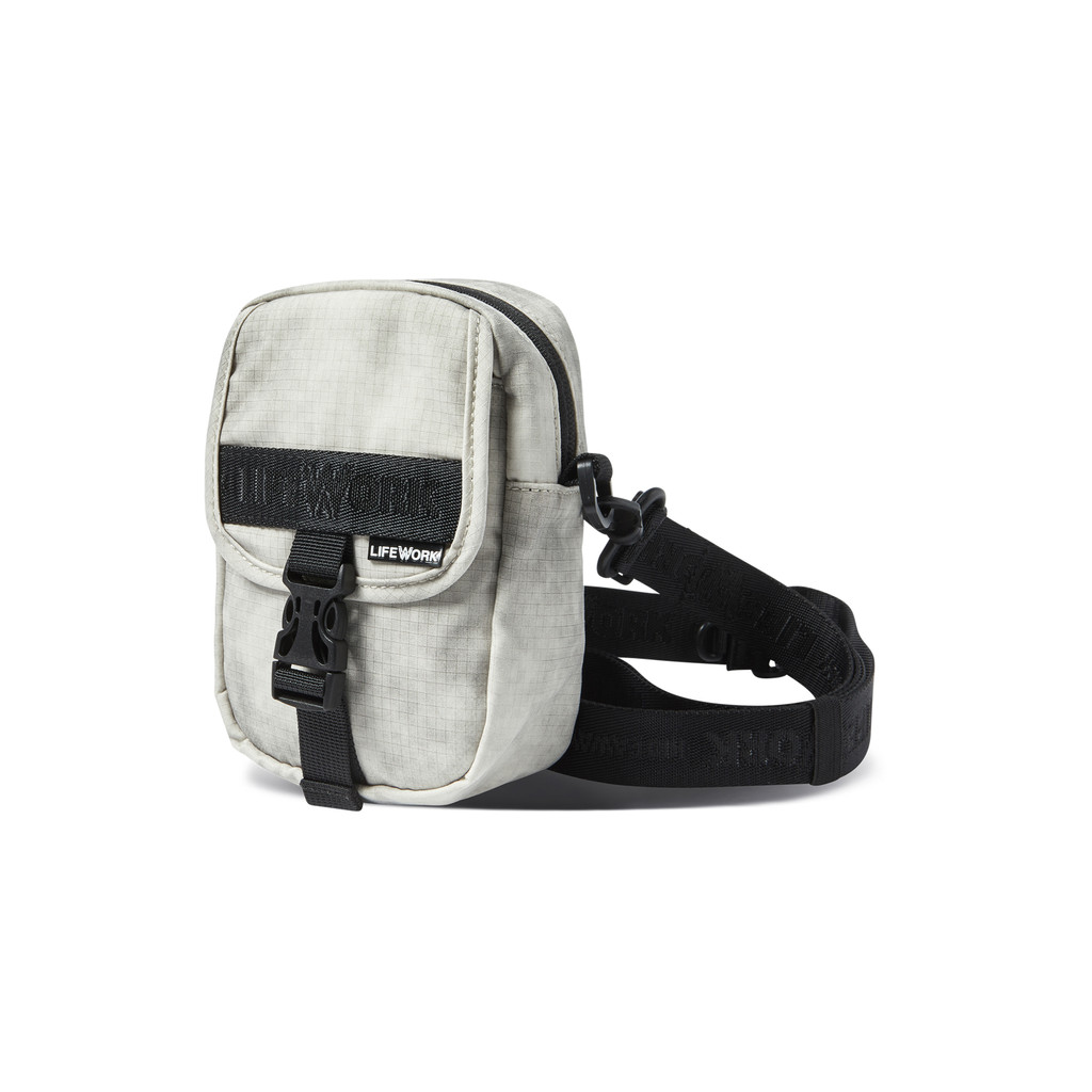 LIFEWORK - Vintage Square Mini Crossbody Bag Ivory - Tas Acc Warna Gading Unisex