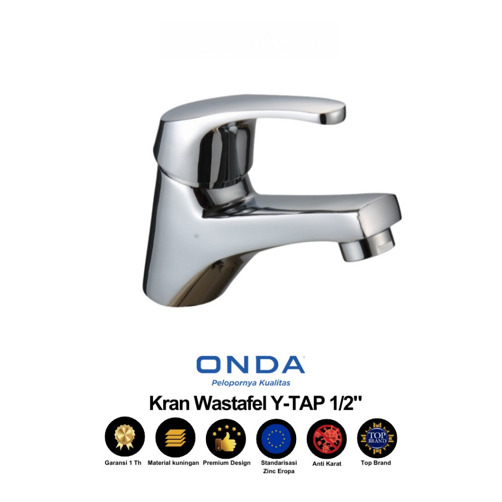 Onda Kran Wastafel Y TAP 1/2" / Kran Wastafel Onda / Kran Air Onda