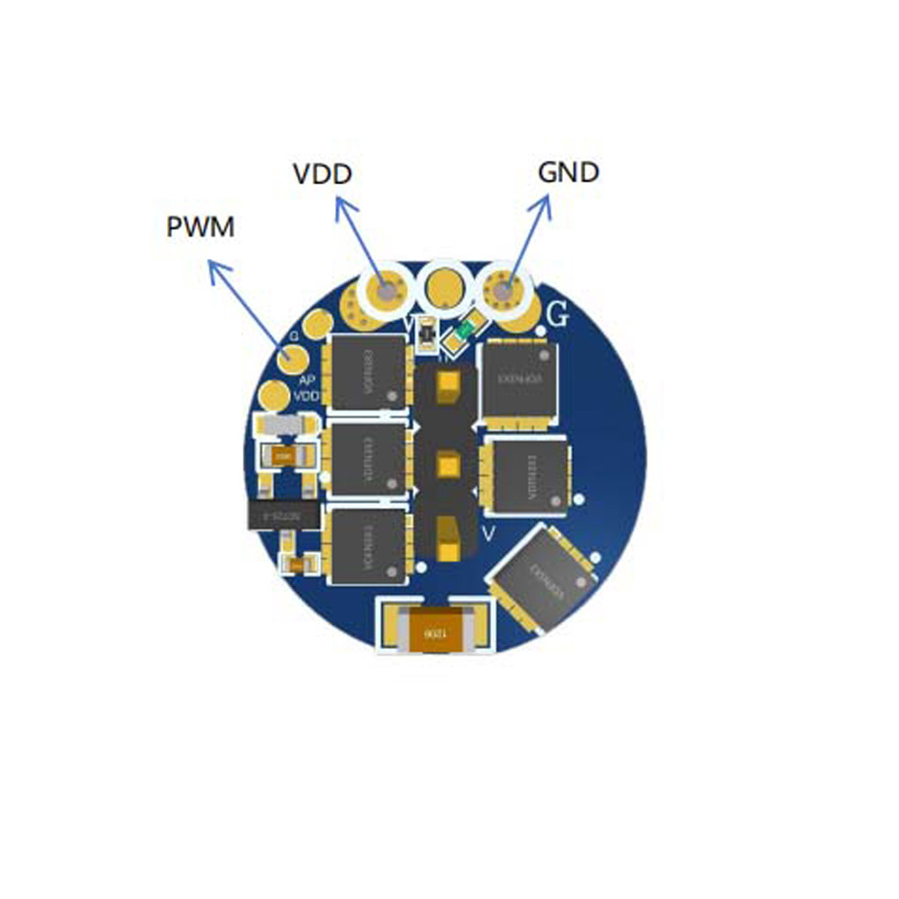 DC7.4V/DC12V/DC21V Brushless Motor Driver Board PWM Motor Speed Controller DC Brushless Motor Govern
