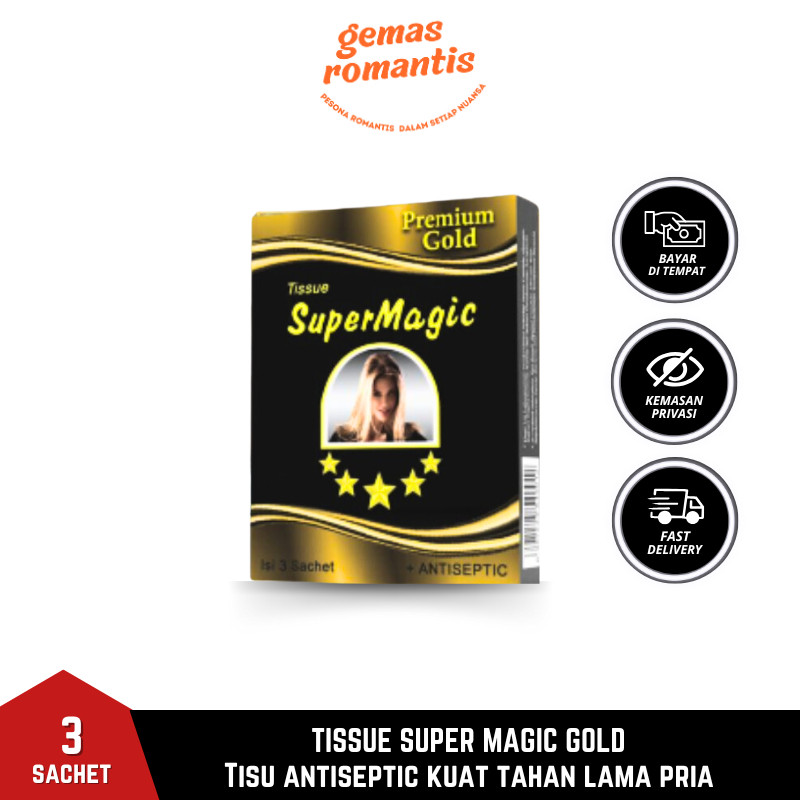 Privasi Aman - Tissue Magic - Tisu Magic Lovers Premium Gold Tissue Super Magic Gold
