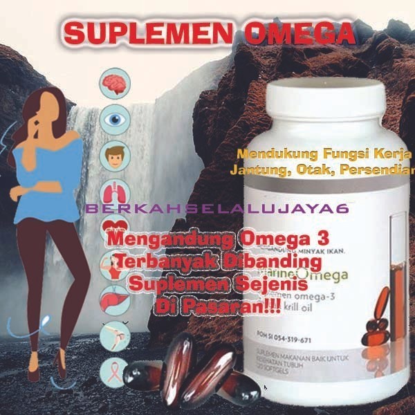 [BPOM] Nu Skin Marine Omega 3 Krill Oil - Minyak Ikan Penurun Kolesterol & Kesehatan Jantung Otak