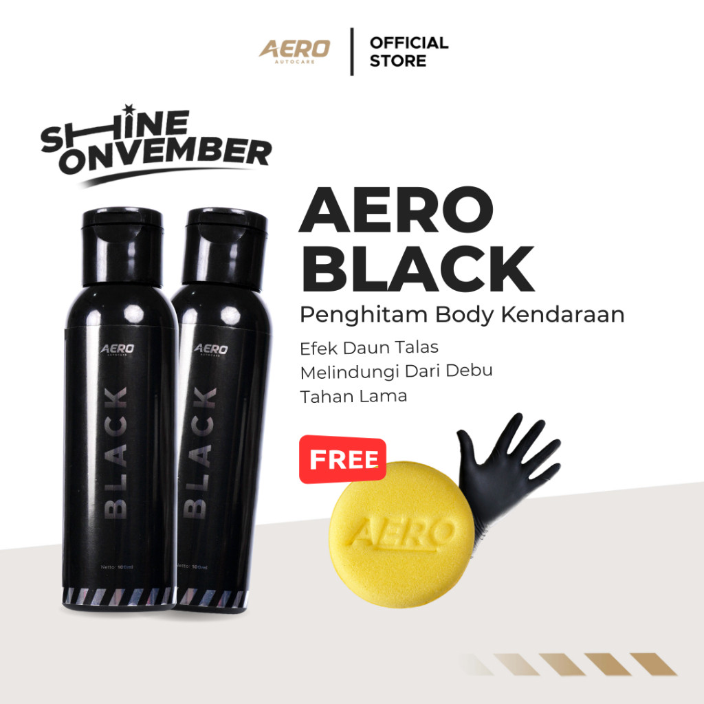 Aero Black Lite 30 ml Beli 2 dan 3 Lebih Hemat