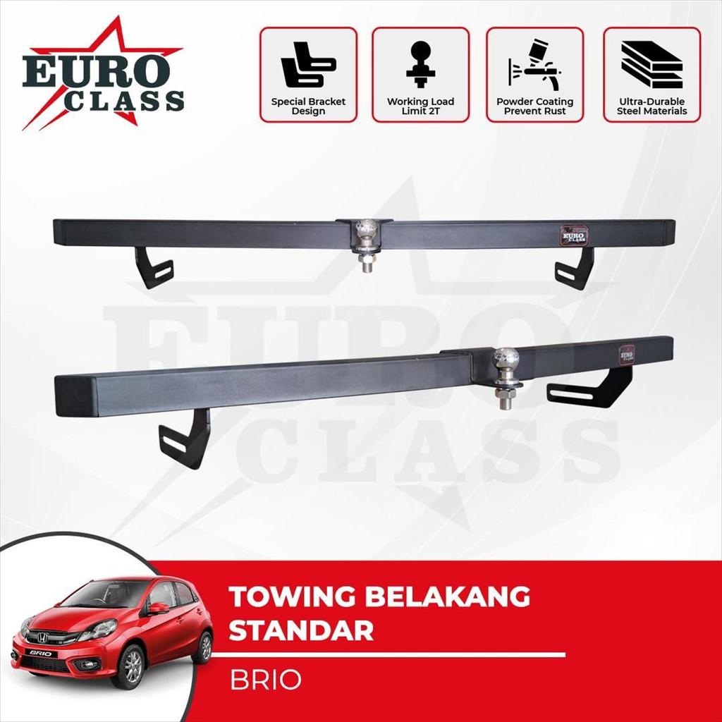 Towing Bar Tanduk Belakang Honda Brio 2014 - 2017 Bumper Euro Clas