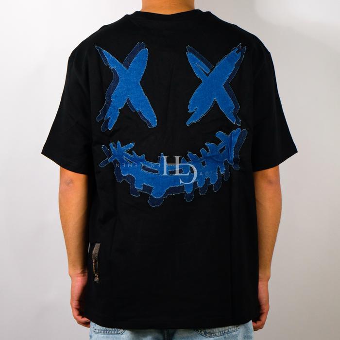 (COD) Ricky is Clown 2024 Denim Patch Smiling Tee Black - S