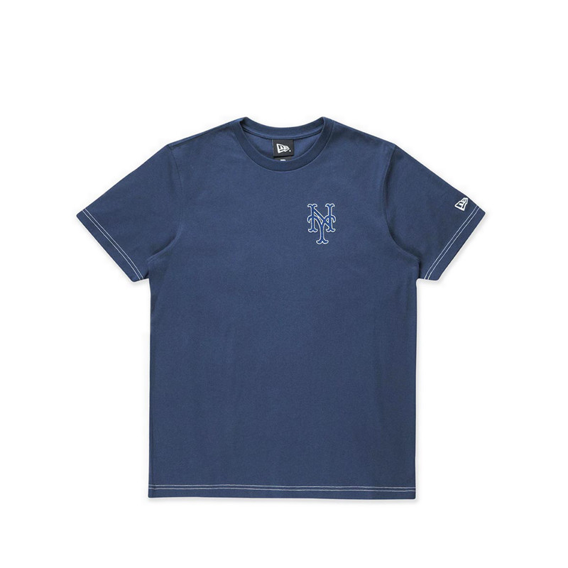 New Era Ss Tee Mlb Contrast Stitchin Neymet Men's T-Shirt - Oceanside Blue