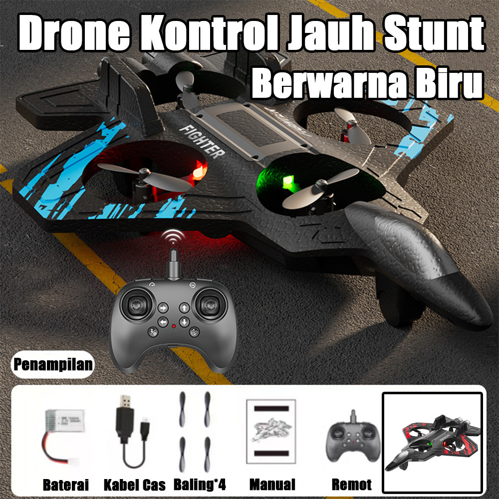 Pesawat RC  Mainan Pesawat Rc Glider Foam  Mainan Pesawat  Anti Jatuh/Rc Dengan Lampu LED  Mainan An