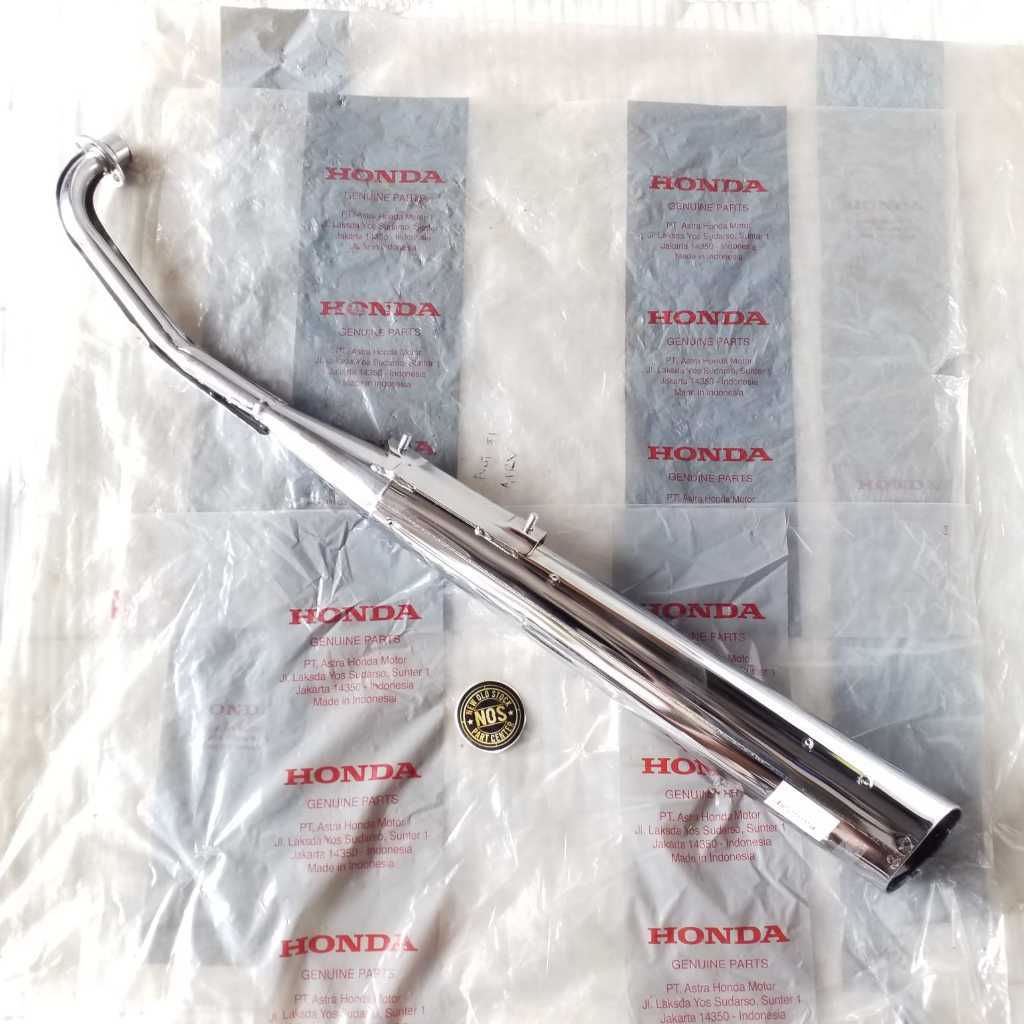 KNALPOT KENALPOT MUFFLER EXHAUST STANDAR HONDA ASTREA PRIMA ORIGINAL ORISINIL ORI ASLI AHM 18310-GN5