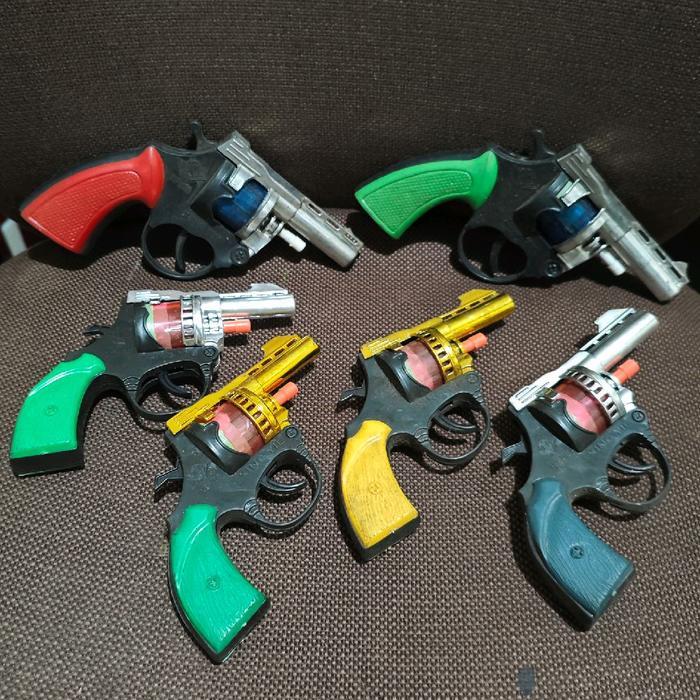 Mainan Jadul Pistol Dompis Doblis Plastik Tanpa Pluru PrideToy