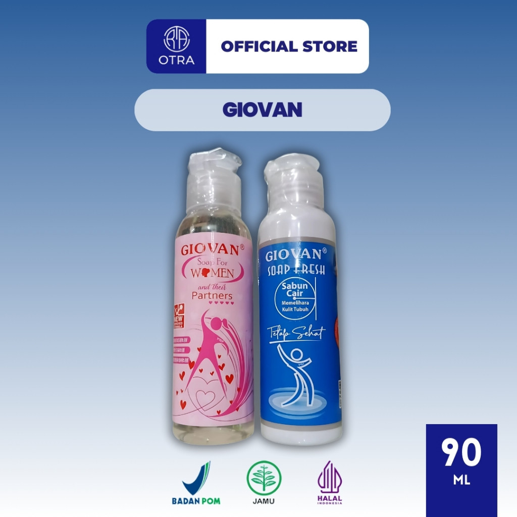 B.O.A Giovan Sabun Original Soap Fresh Sabun Mandi Cair Biang Keringat Bayi Bayi Dan Kulit Sensitif 