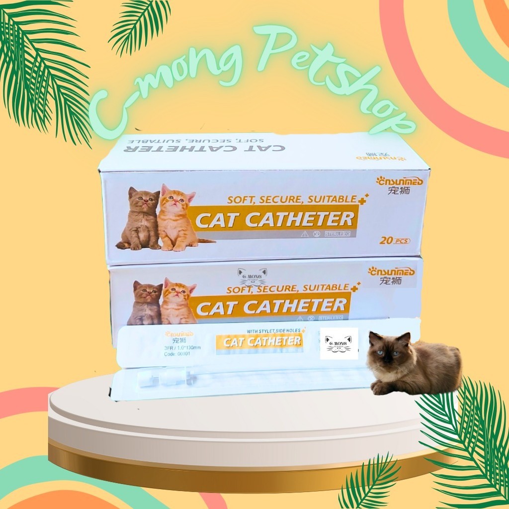 Cat Catheter ORI 100% Kateter Kucing With Stylet Side Holes (1 Pcs)