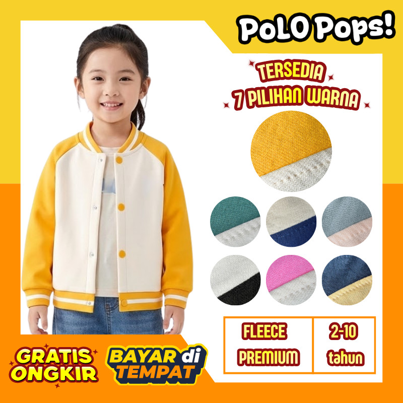 Sweater Anak POLOS Varsity Baseball Anak