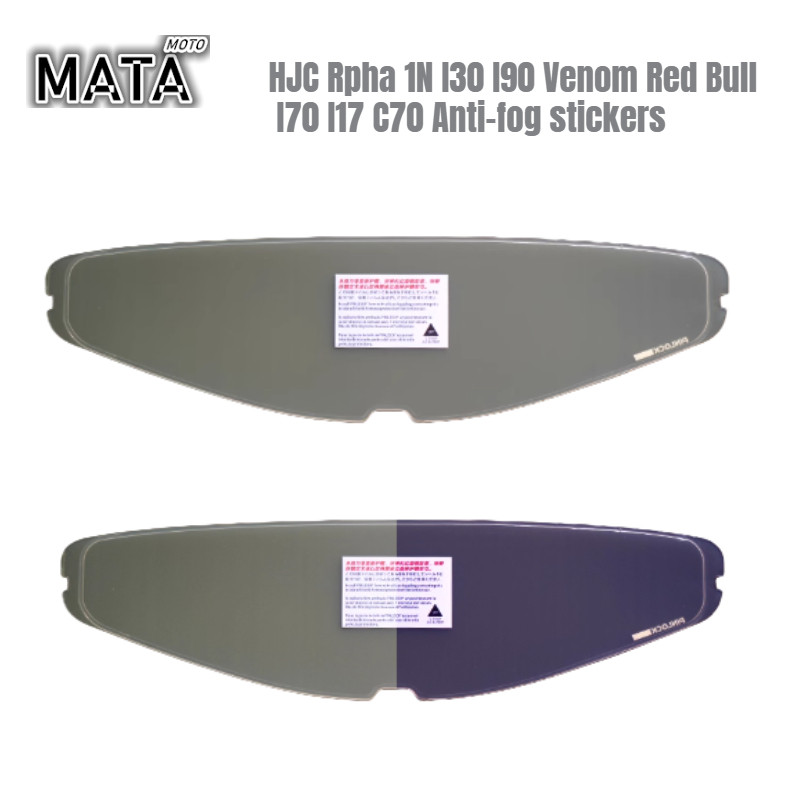 For HJC Rpha 1N I30 I90 Venom Red Bull I70 I17 C70 Full Helmet Anti-fog Stickers Color anging Helmet