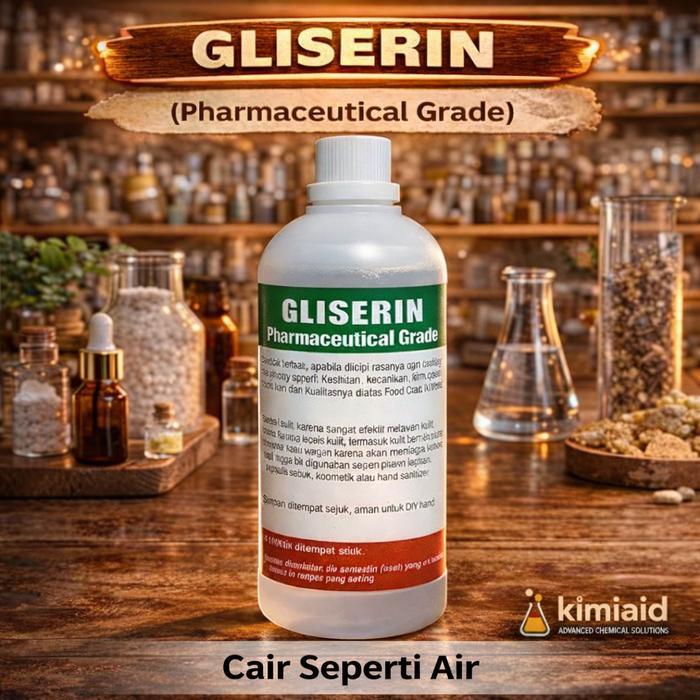 Gliserin 1 Liter - Vegetable Glycerin - Gliserin Nabati - Pelembab