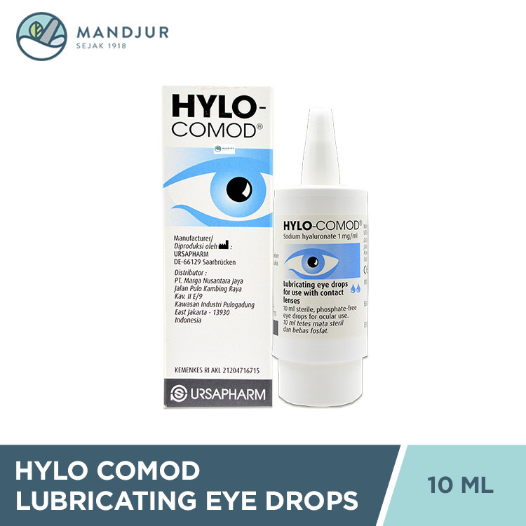 Kaluna || Hylo Comod Lubricating Eye Drops 10 mL - Obat Tetes Mata Kering
