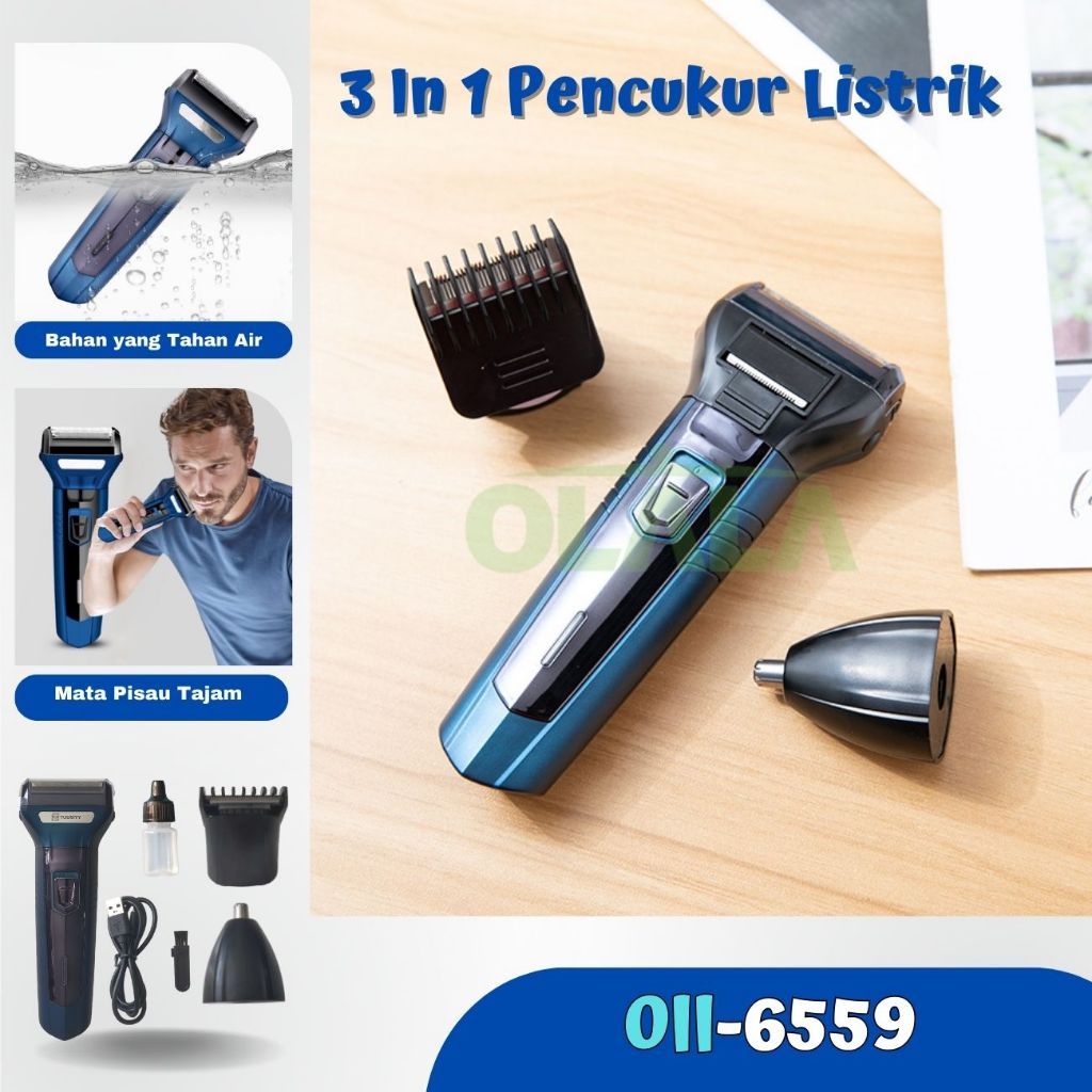 Sienna|| Mesin Alat Cukur Rambut Pria Kemei KM-6330/KM-6331