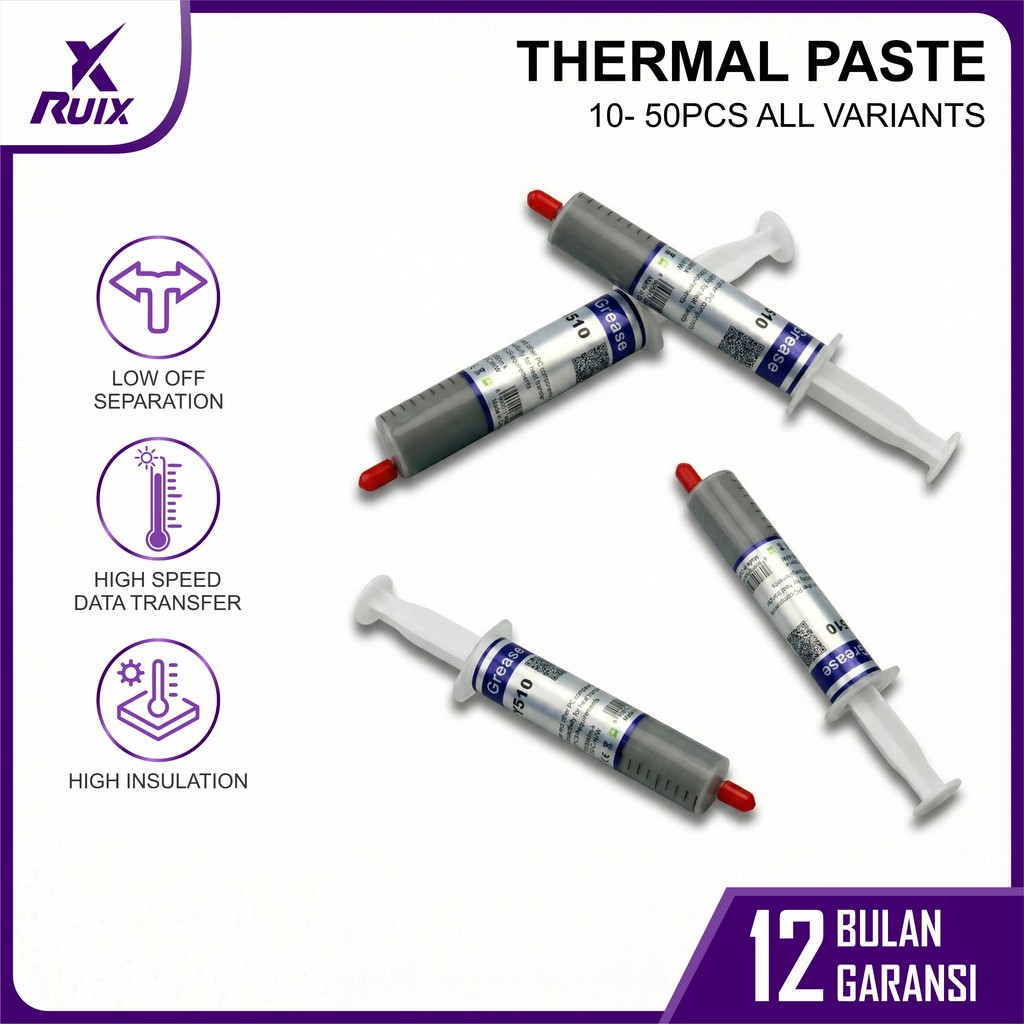 Thermal Paste HM501 Jarum Suntik Besar – Pasta Silikon CPU/GPU untuk Komputer & Laptop