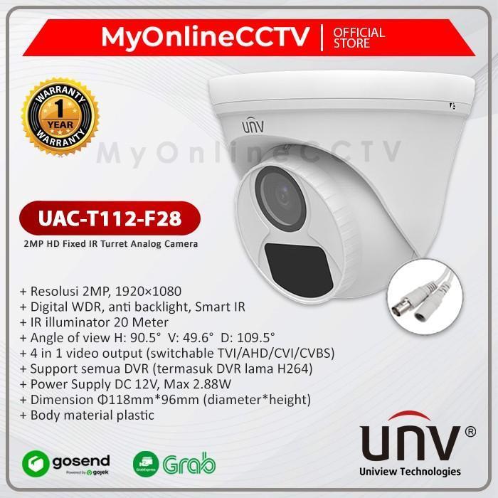 GlobeEye Kamera CCTV Indoor Asli 2MP 1080P Camera Interluc UNV - UNV
