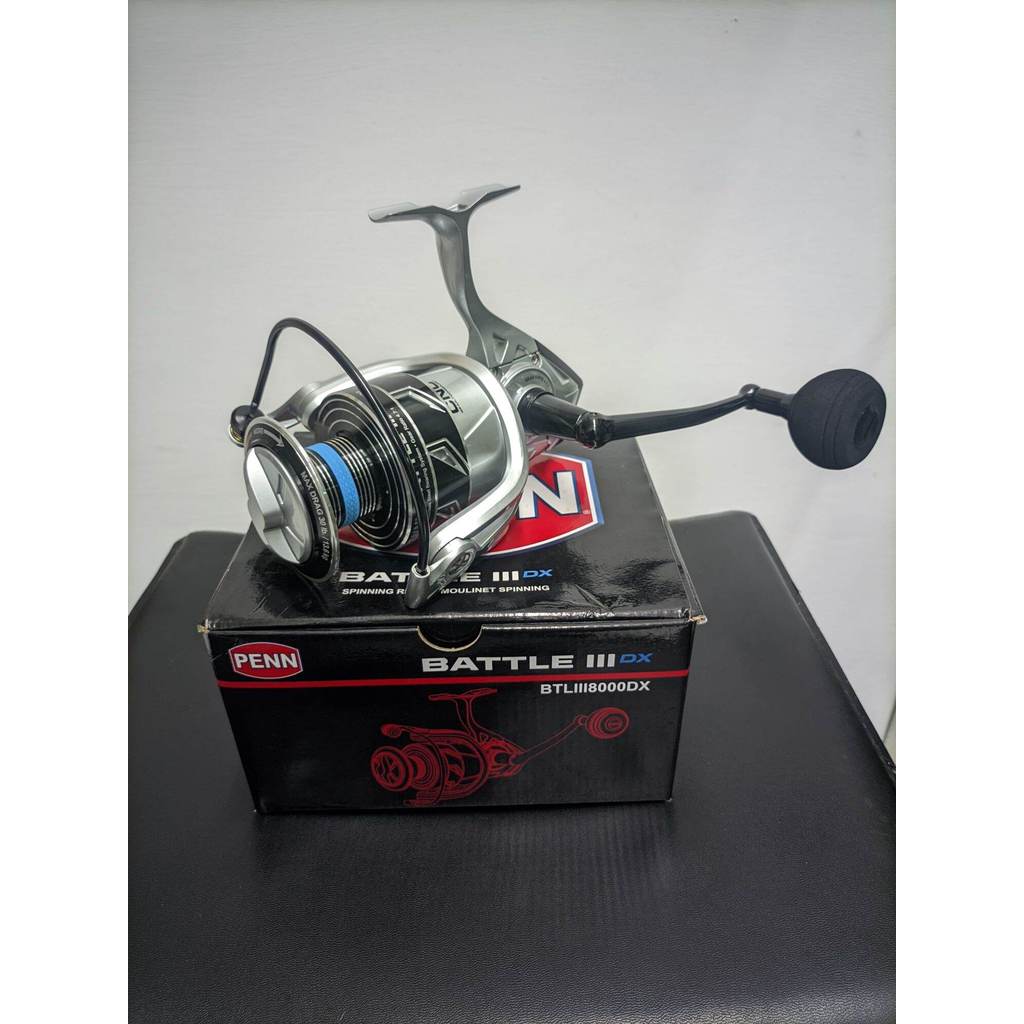 Reel Battle Penn Battle III 8000DX Reel Pancing kuat dan berkualitas