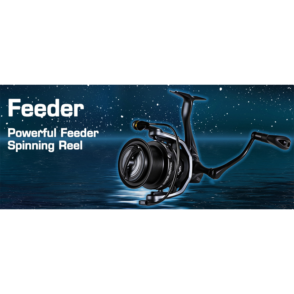 MIFINE FEEDER CONFIDENT Fishing Reel 4500 5500 10KG Max Drag Coil Professional 6+1BB Worm Shaft Syst