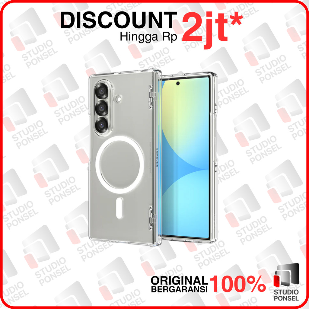 Spigen Ultra Hybrid Pro Magfit Case for Samsung Galaxy Z Fold 7 Casing Clear White