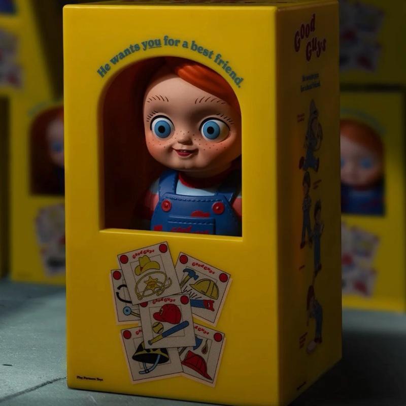 Pop Mart Chucky Franchise Series Good Guy Doll Box Chucky Action Figure Pajangan Hiasan Mainan Toy T
