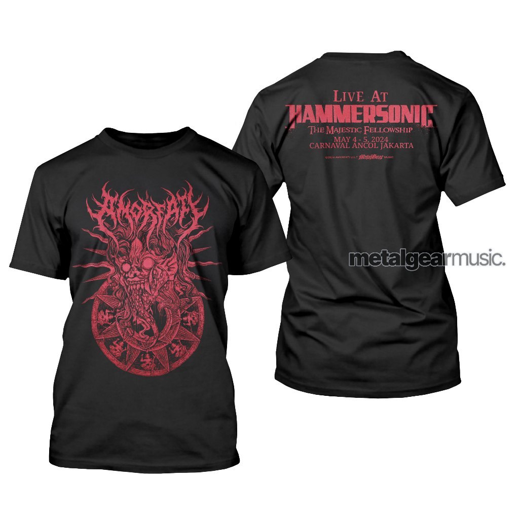 Original Amorfati - Hammersonic Mmxxiv Tshirt