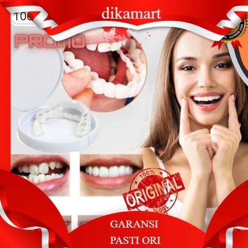 PALING VIRALL Snap On Smile 100% ORIGINAL Authentic Perawatan Kesehatan Pemutih Gigi Palsu Renggang 