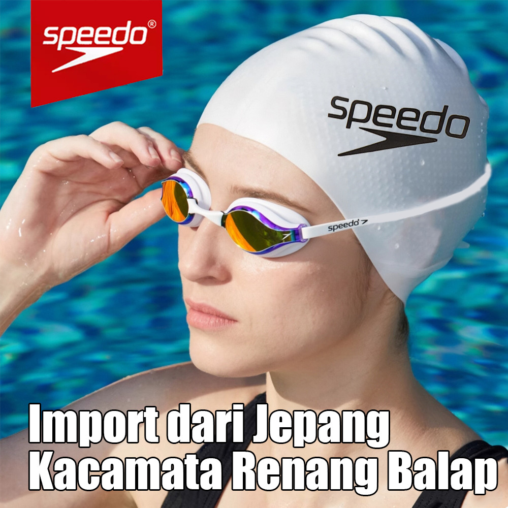 SPEEDO Kacamata Renang Anak Mirrorless Profesional Anti Embun UV 6-14 Tahun Anak-anak dan Remaja Tal