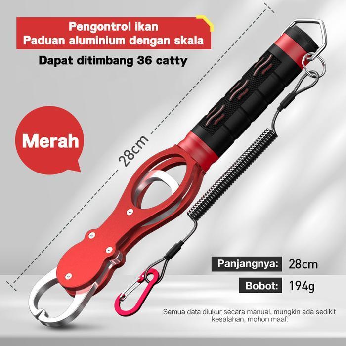 [ready stock]Fish Lip Grip/ Grip Penjepit Mulut Ikan/ Tang Pancing /Ikan Grip Stainless Steel /Meman