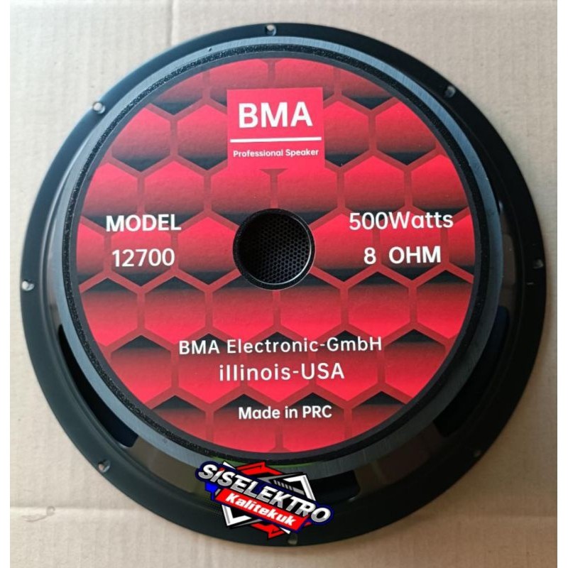 Speaker 12 Inch BMA 12700