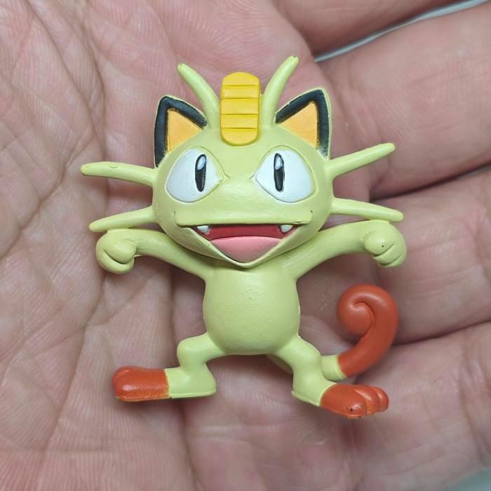 Mini Figure Moncolle EX EMC 48 Meowth Pokemon Original Tomy Nintendo PrideToy