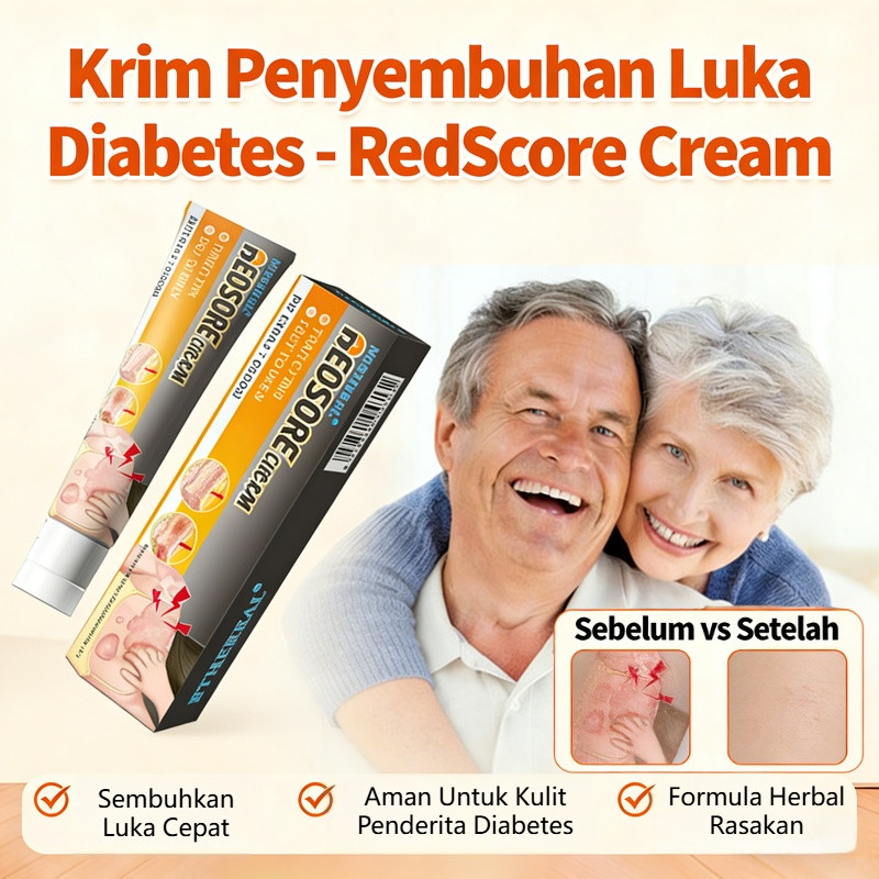 Krim Luka Diabetes Dan Perawatan Kulit / Krim Perawatan Luka Diabetes / Salep Penyembuhan Luka Kaki 