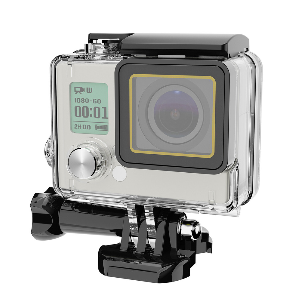 for GoPro Hero 4 3+ Waterproof Case 60m Underwater ving Protector Housing For Go Por 4 3+ GoPro4 ve 