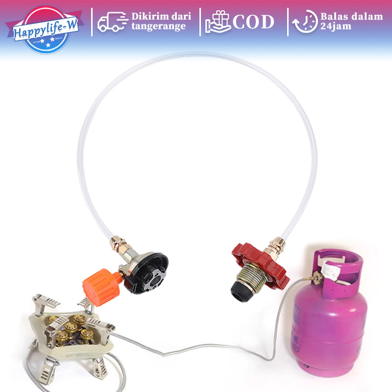 Alat Isi Tabung Gas Portable Fullset Alat Pengisi Gas Portable Alat Refill Gas Kaleng