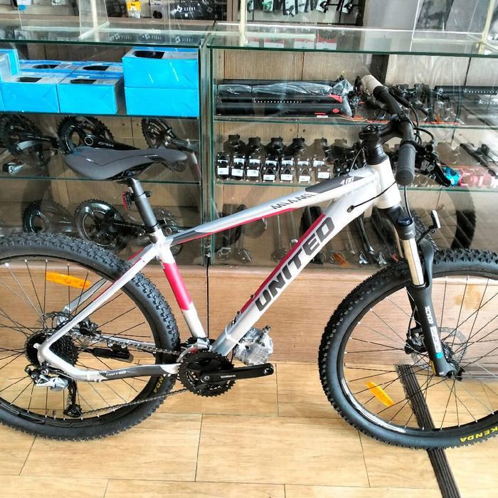 Sepeda MTB United Miami 4.00 - SLV-GY-RD