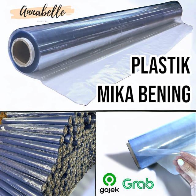 Taplak Plastik Bening meteran / Plastik Mika / Taplak Meja Bening