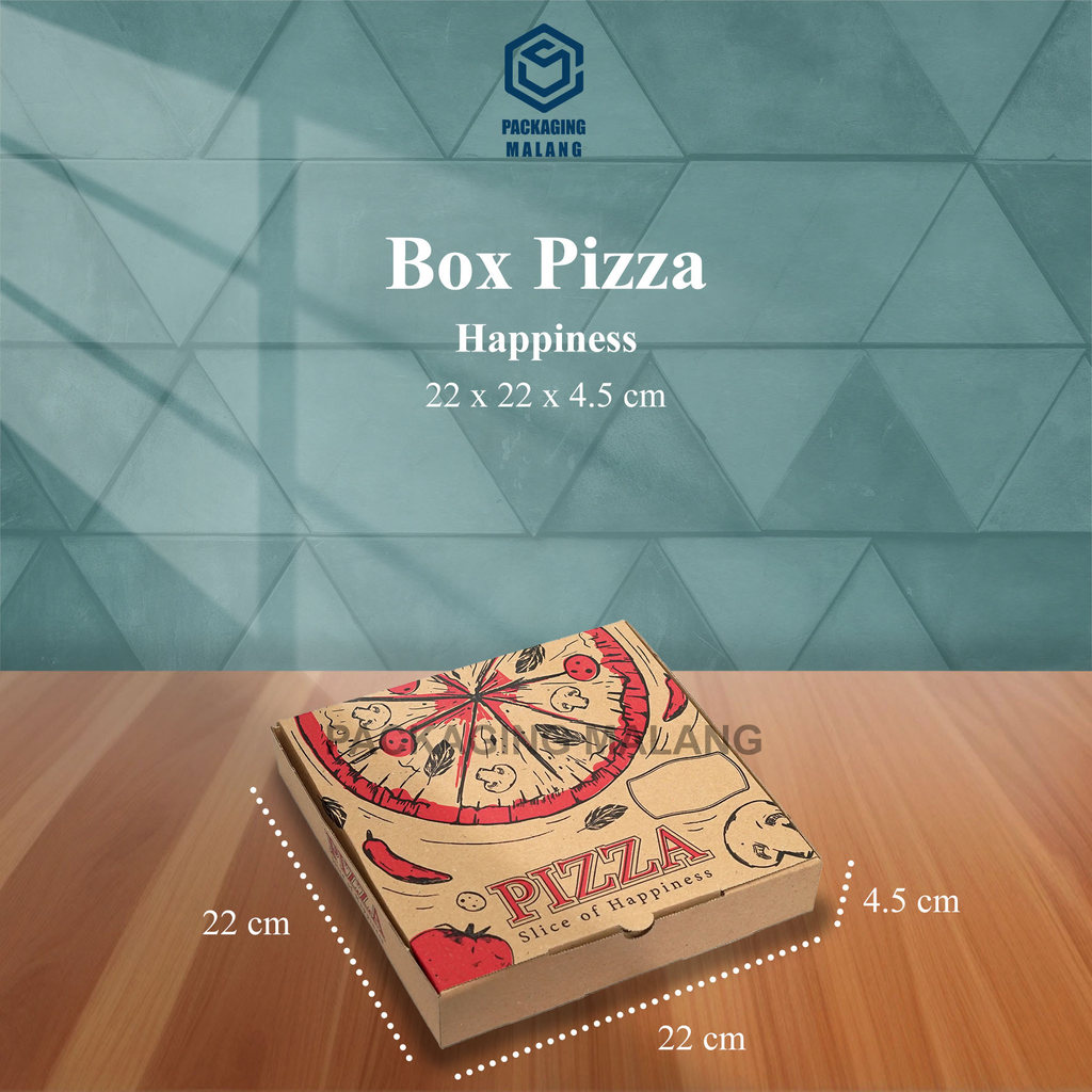 Dus Pizza/Box Pizza uk. 22x22x4,5/Kotak pizza 22/Kardus Pizza Uk.22/Box Pizza Uk 22/Box Pizza