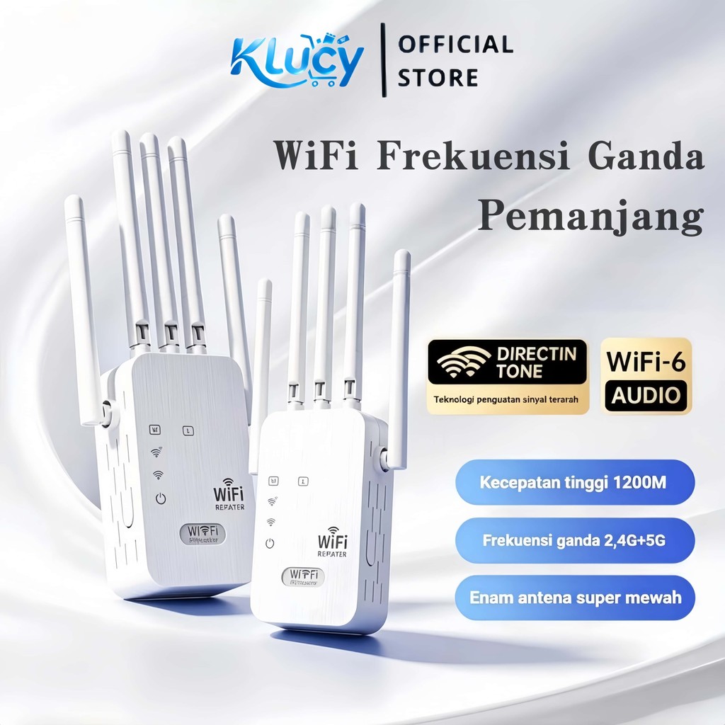 WIFI - 4/6 Antena WiFi Range 1200Mbps Extender/Wireless Repeater/Wifi Extender - Signal Range Extend