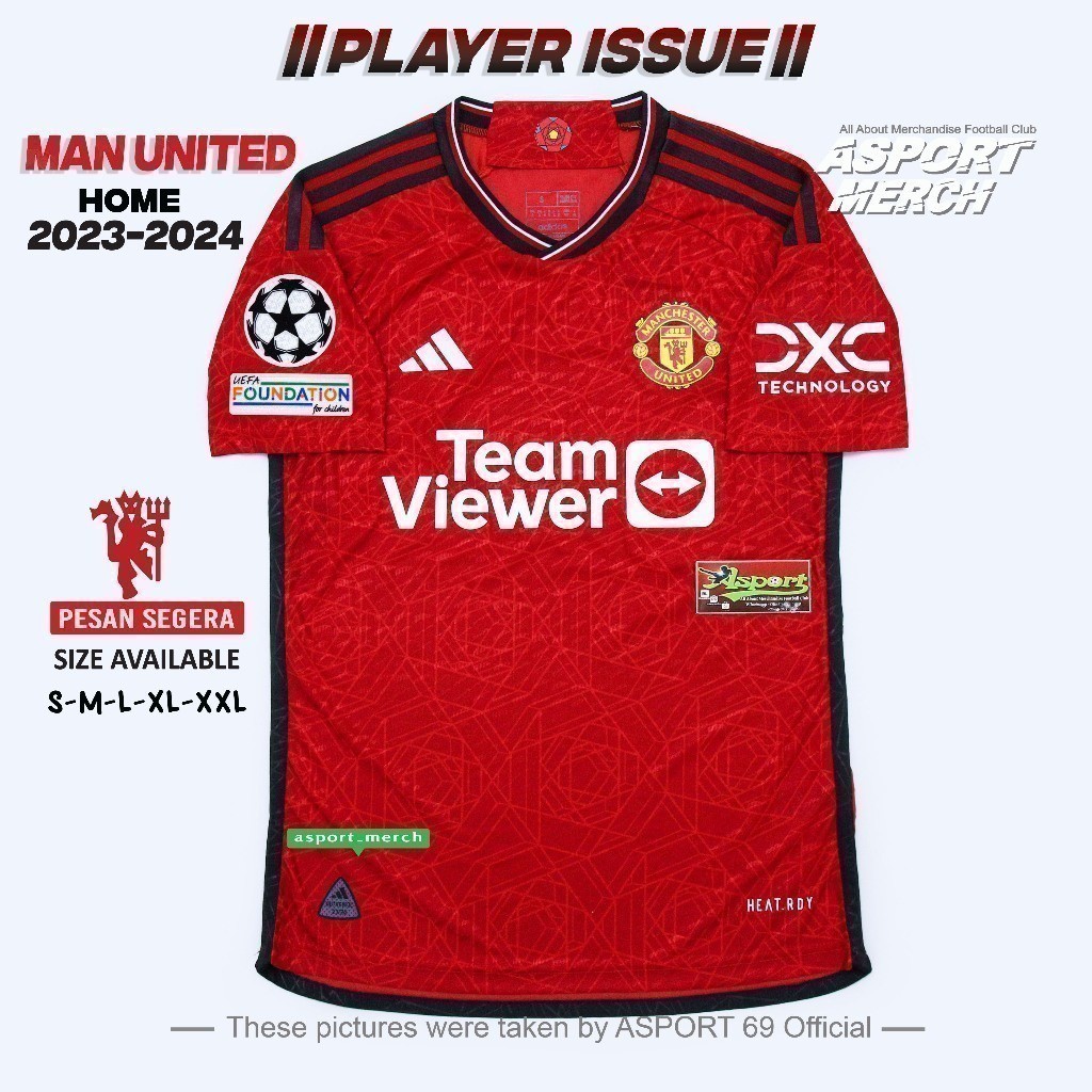 PLAYER ISSUE MU MAN UNITED HOME 2023 2024 PI