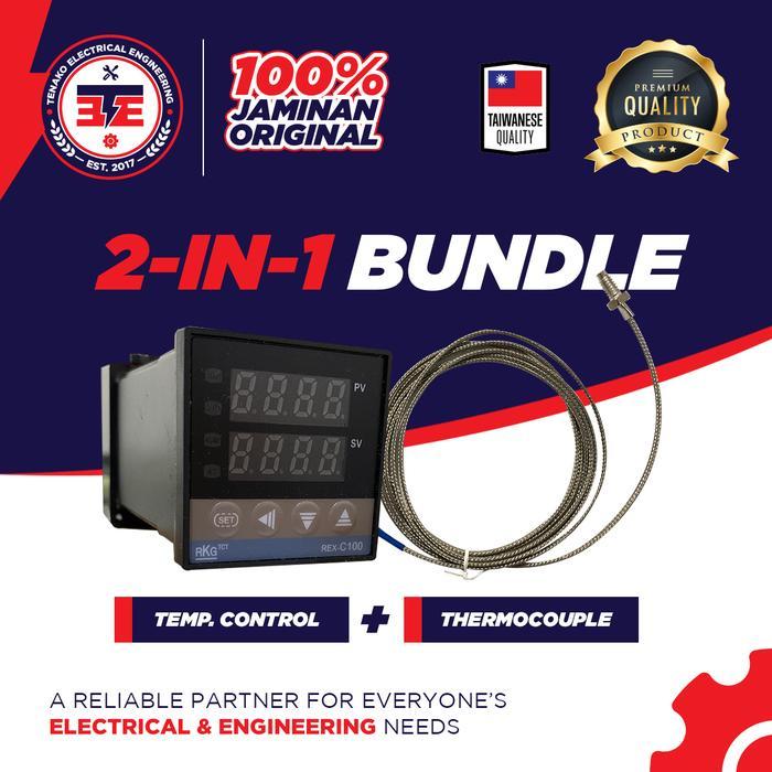 PID REX-C100 Temperature Controller Output SSR - REX100+TC